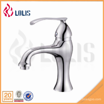 Sanitary ware chrome single handle brass hot and cold water faucet